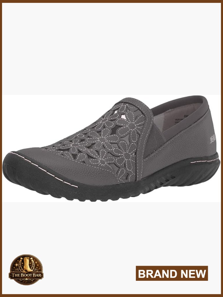 Memory Foam Wedge Oxfords - Slip-On Leather Shoes - Casual Hiking